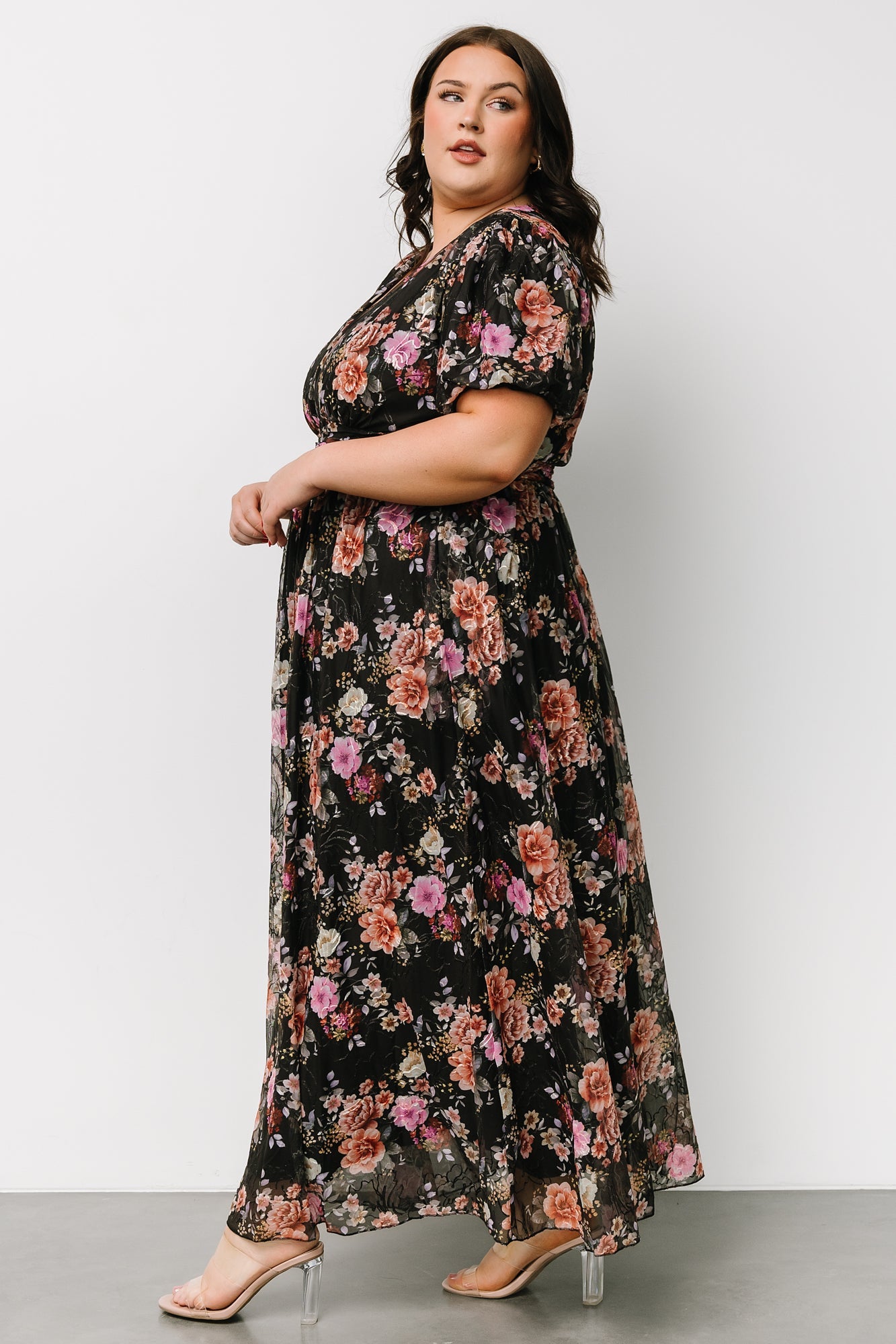 Ardley Maxi Dress | Black Multi Floral