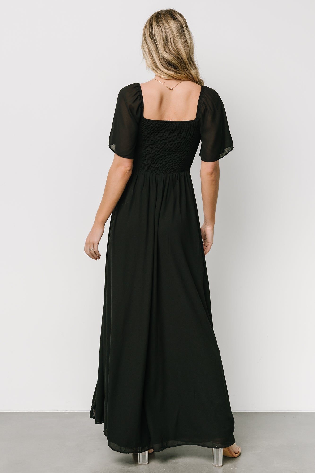 Sierra Sweetheart Maxi Dress | Black