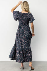 Jerah Smocked Dress | Midnight Floral