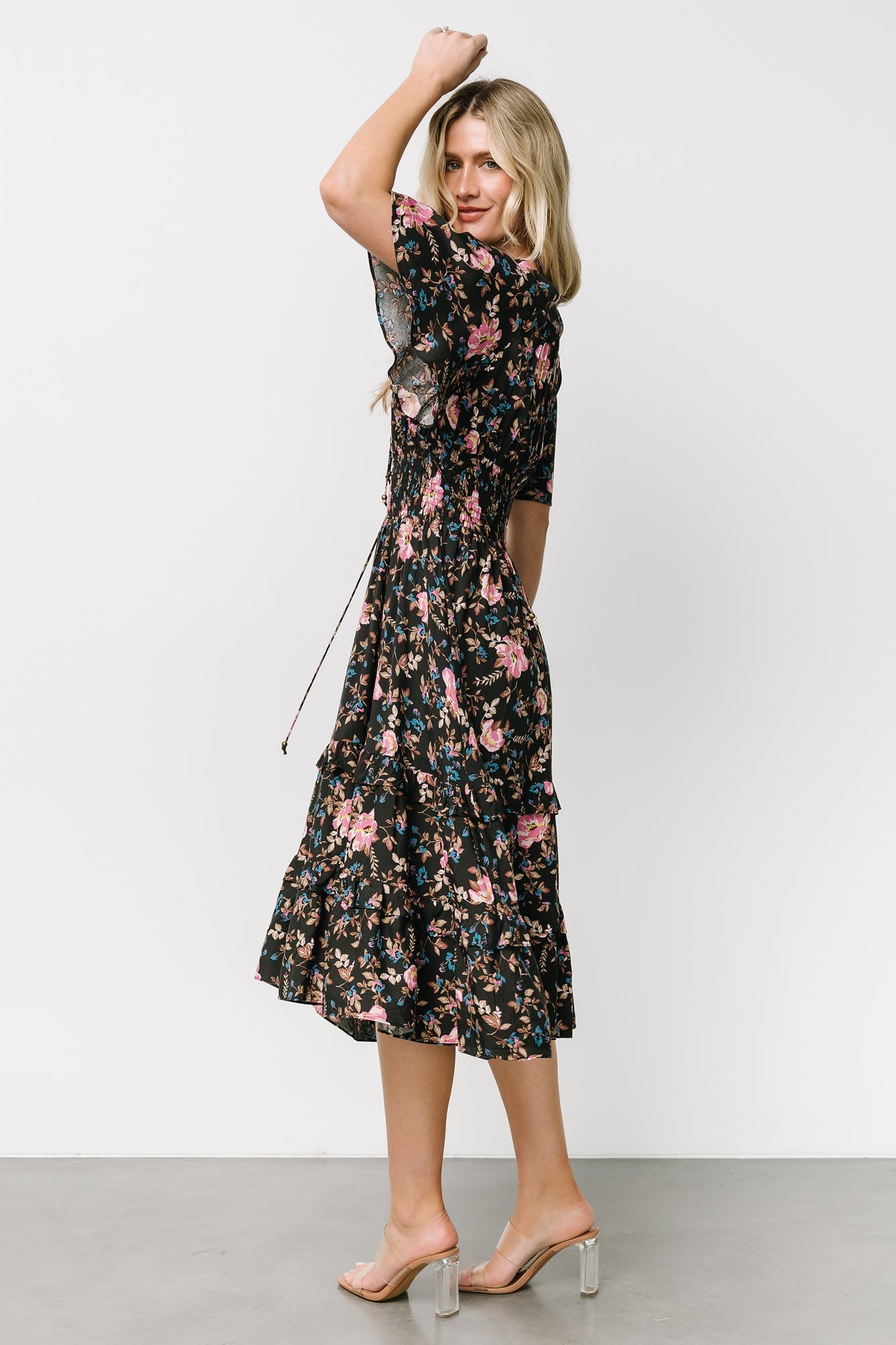Spell Boho Midi Dress | Midnight Garden