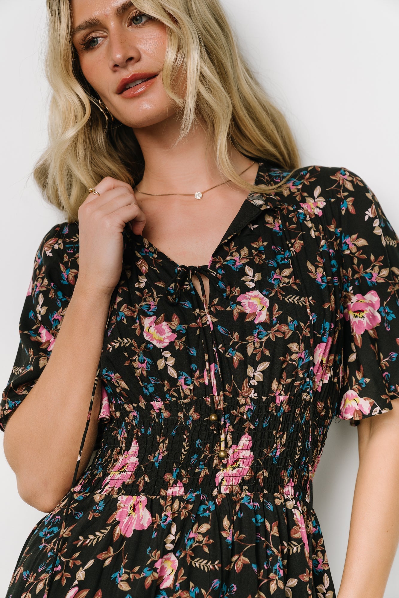 Spell Boho Midi Dress | Midnight Garden