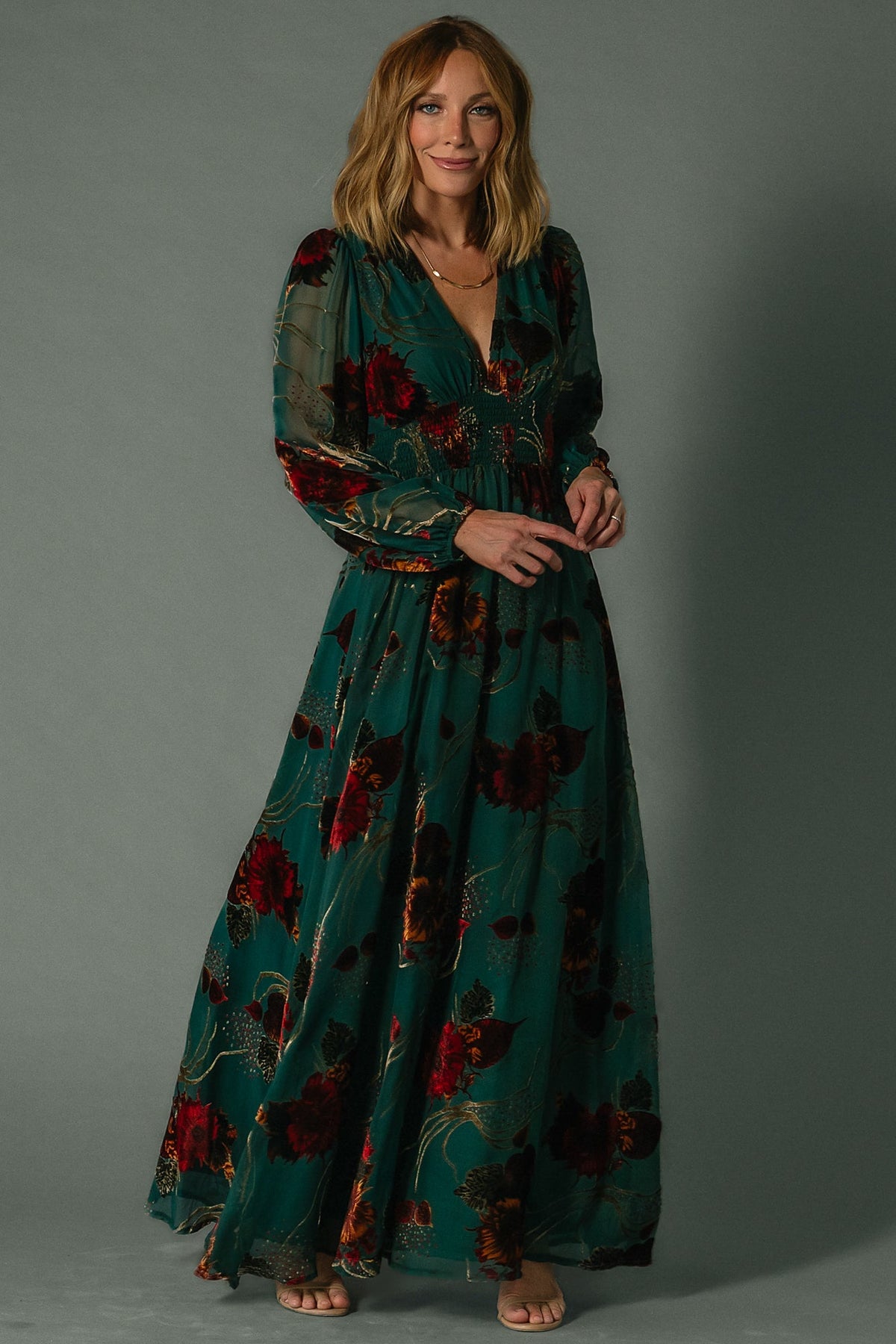 Mikla Maxi Dress | Jade Multi