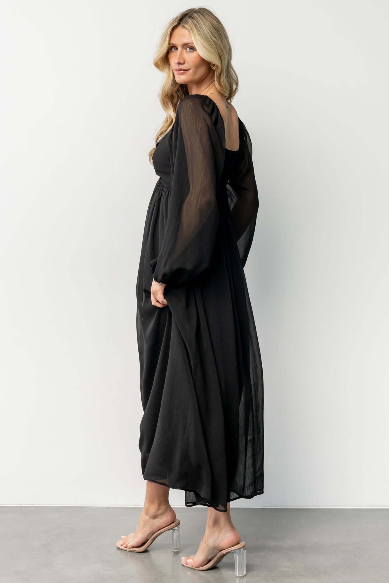 Dione Midi Dress | Black