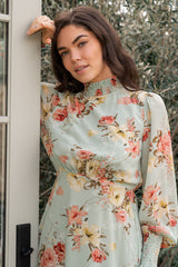 Luciana Maxi Dress | Sage Multi