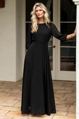 Rebecca Maxi Dress | Black