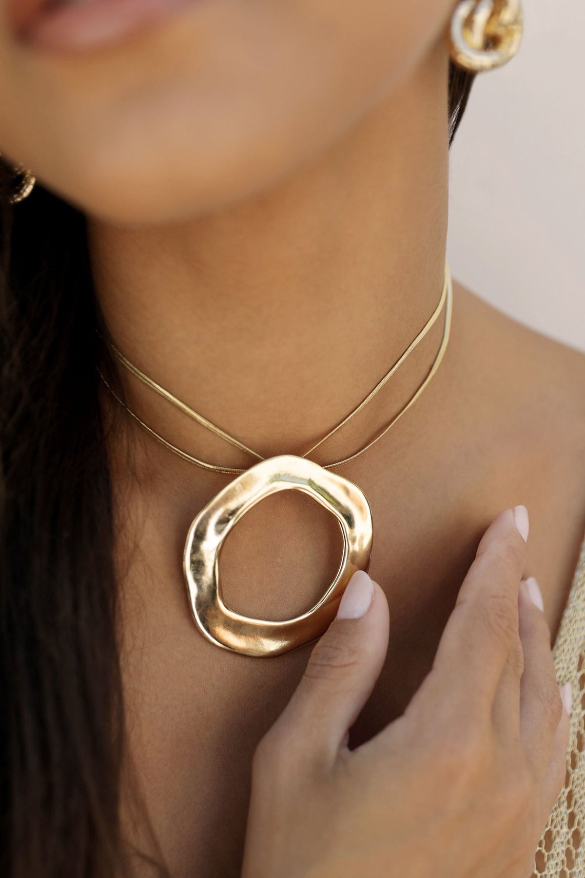 Open Circle Necklace