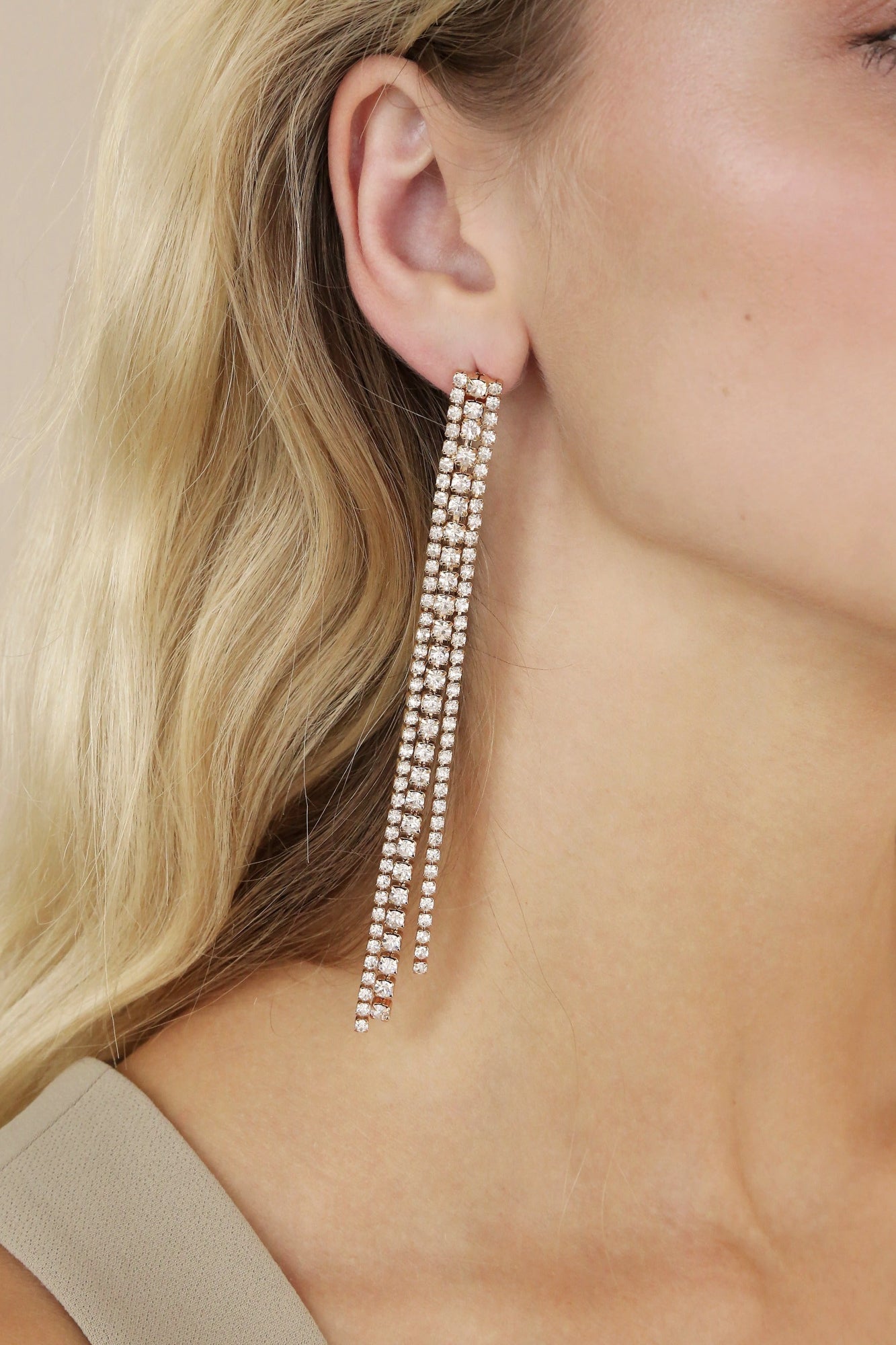 Your Moment Crystal Dangle Earrings