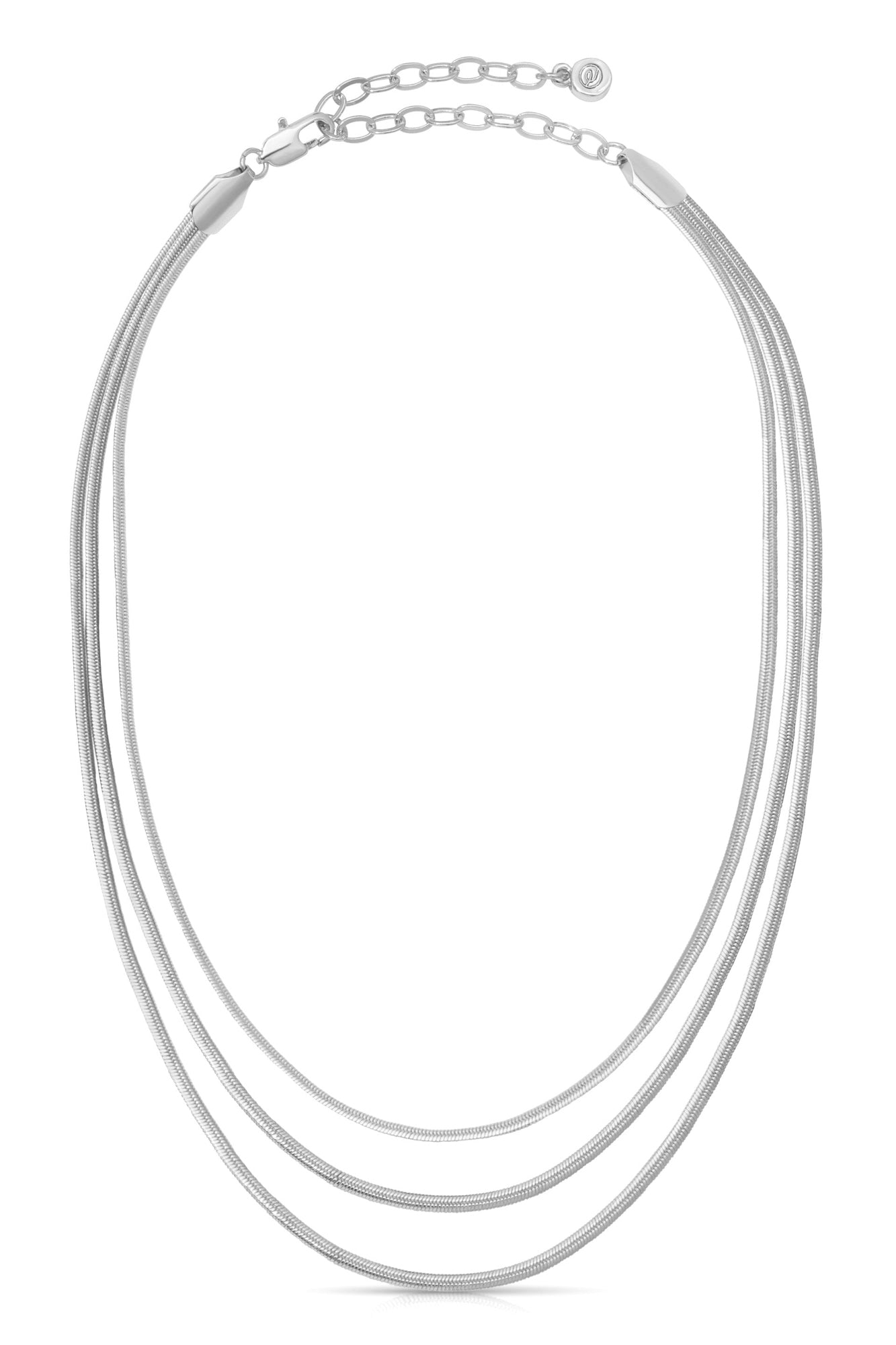 Triple Snake Chain Necklace