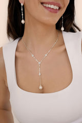 Dripping Crystal Lariat