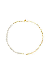 The Maggie Pearl and Gold Necklace