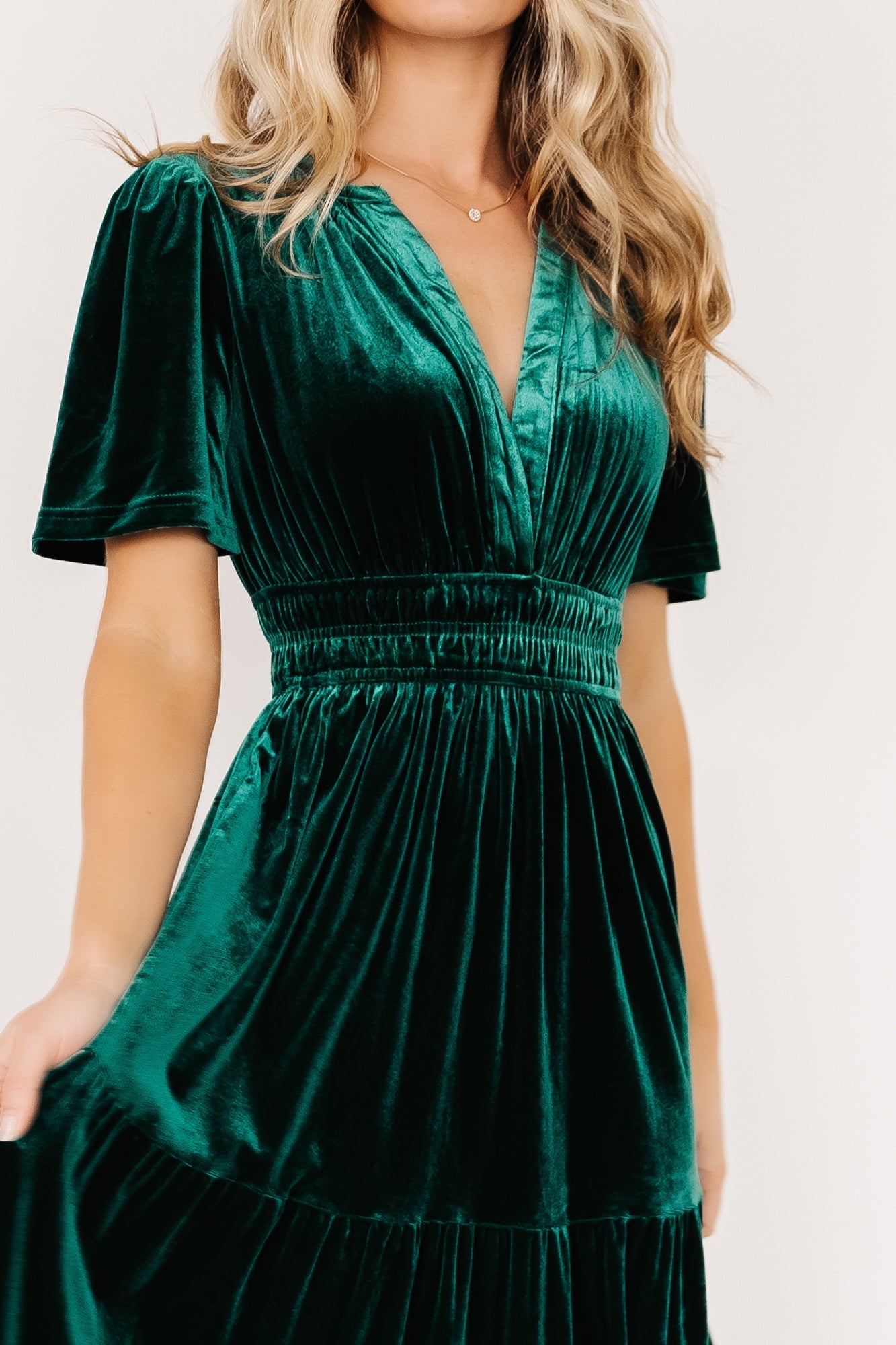 Artemis Velvet Maxi Dress | Emerald - Baltic Born