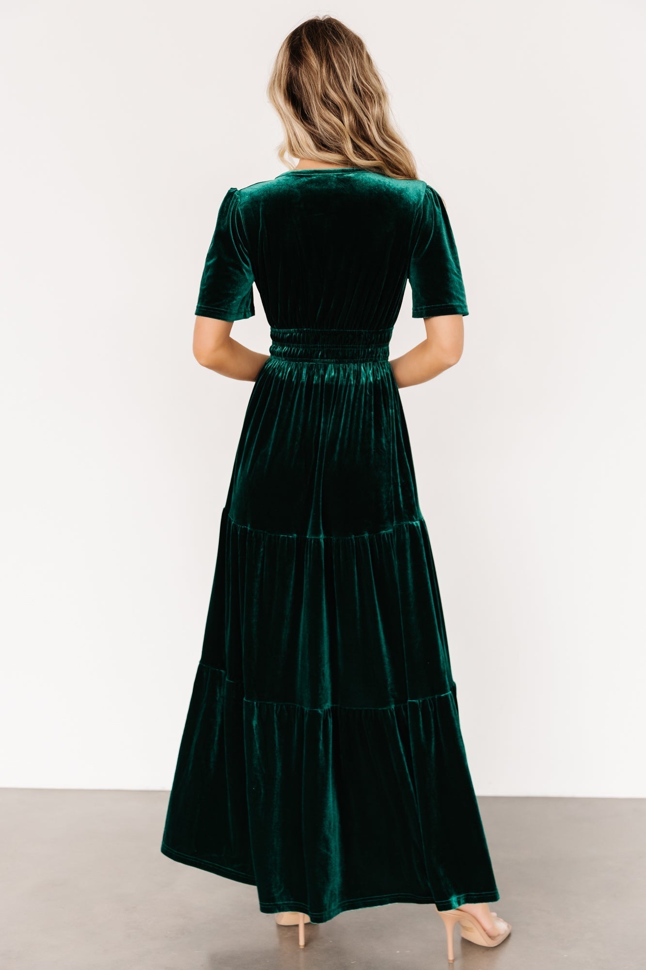 Artemis Velvet Maxi Dress | Emerald - Baltic Born