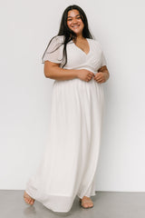 Birdie Maxi Dress | White - Baltic Born