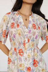 Botega Midi Dress | Ivory Multi Floral - Baltic Born