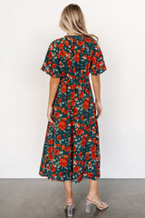 Botega Midi Dress | Jade Multi Floral - Baltic Born