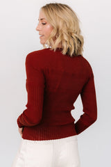 Bren Sweater Top | Brick - Baltic Born