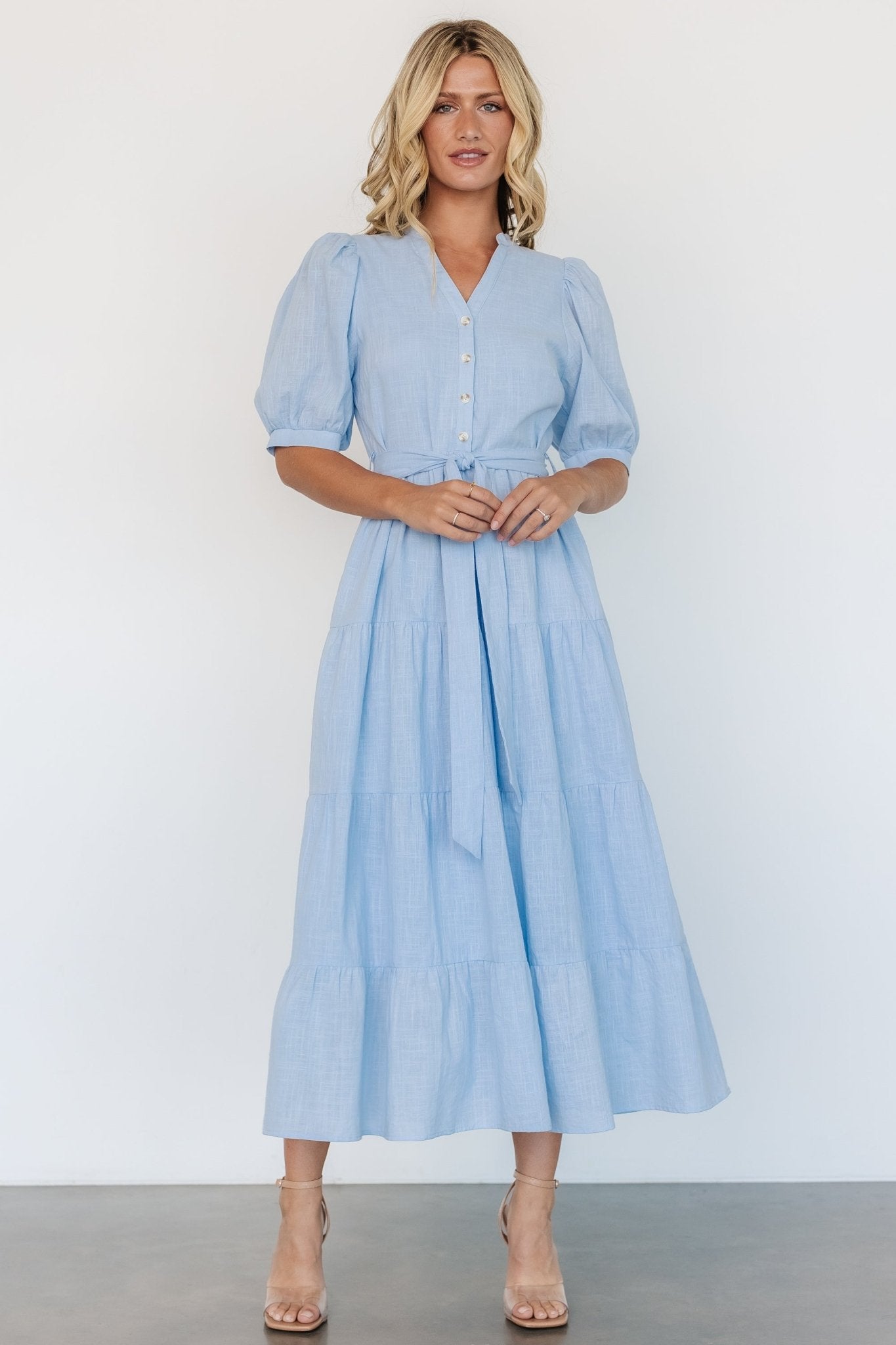 Camille Maxi Dress | Light Blue - Baltic Born