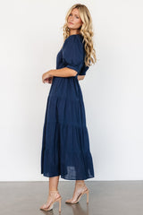 Camille Maxi Dress | Navy - Baltic Born