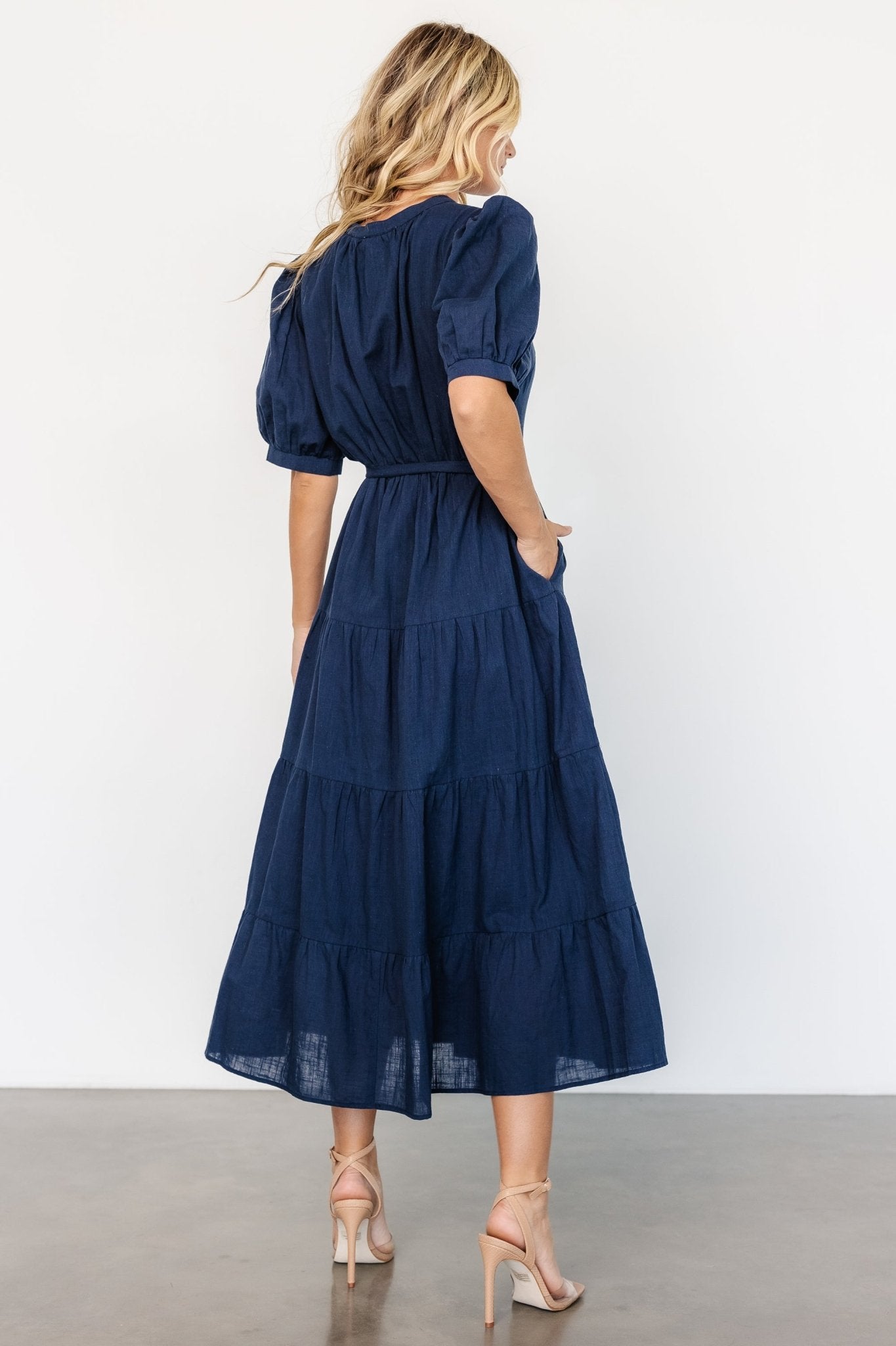 Camille Maxi Dress | Navy - Baltic Born