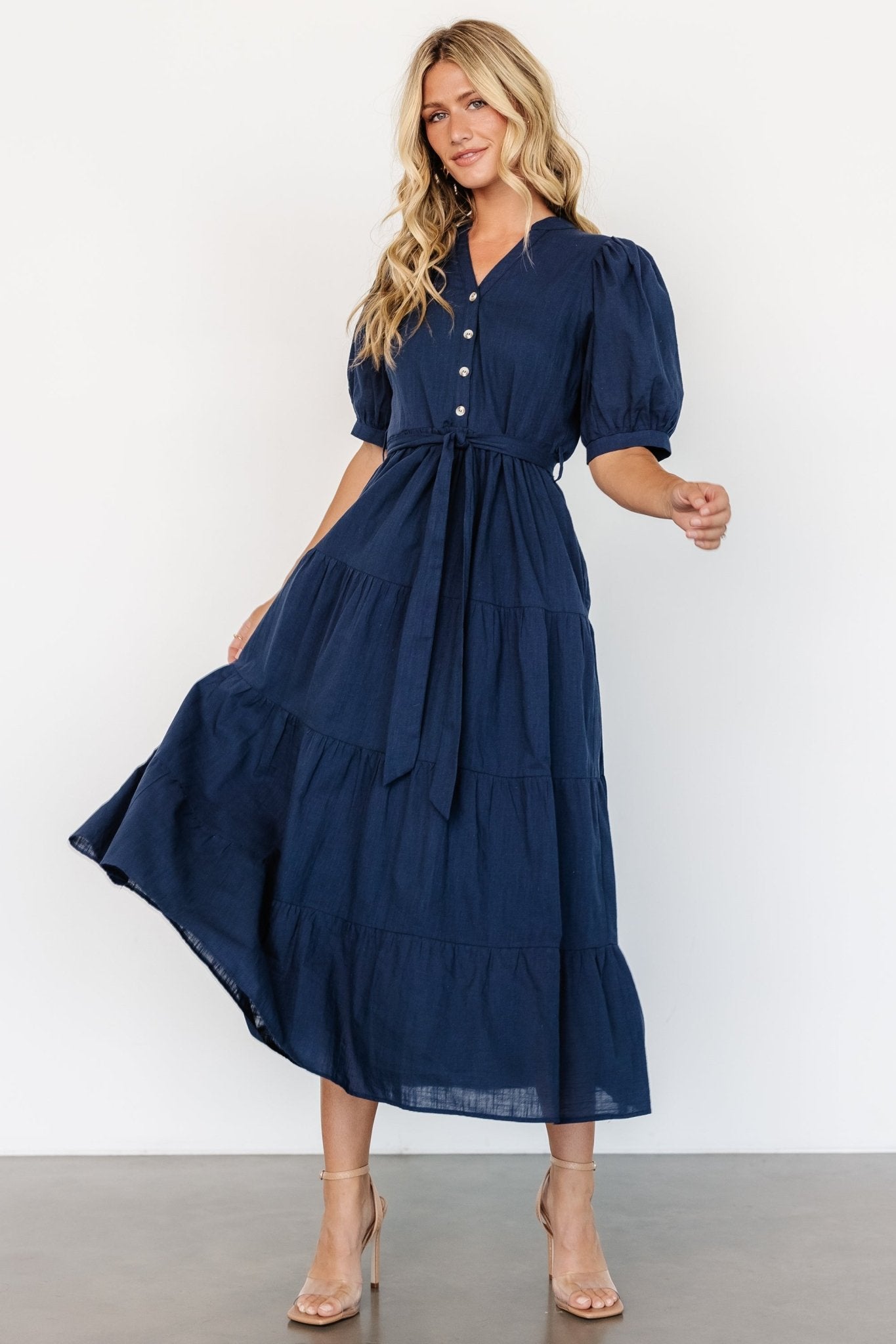 Camille Maxi Dress | Navy - Baltic Born