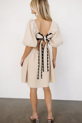 Cecelia Short Dress | Sand - Baltic Born