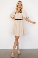 Cecelia Short Dress | Sand - Baltic Born