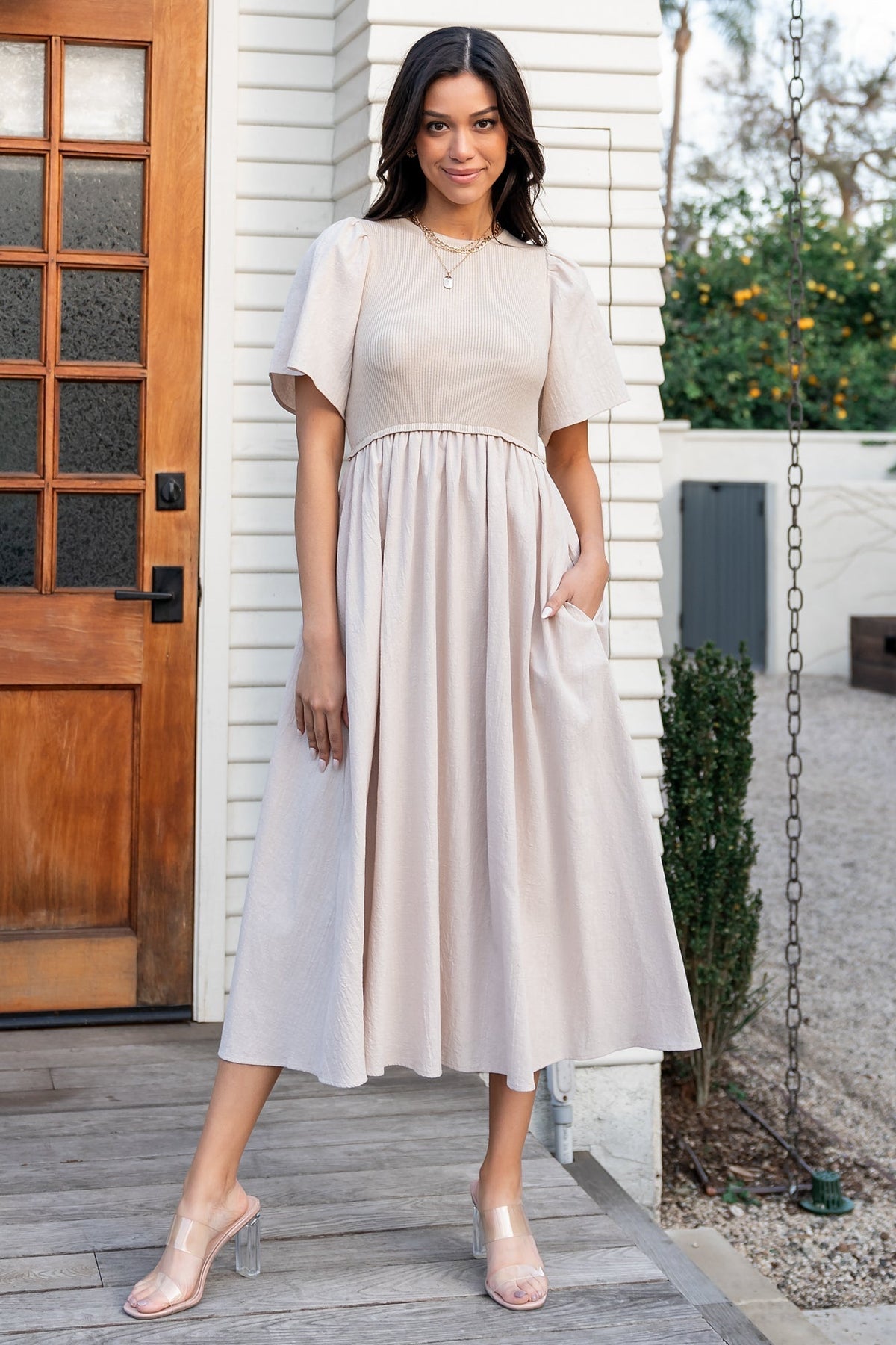 Cici Sweater Dress | Natural - Baltic Born