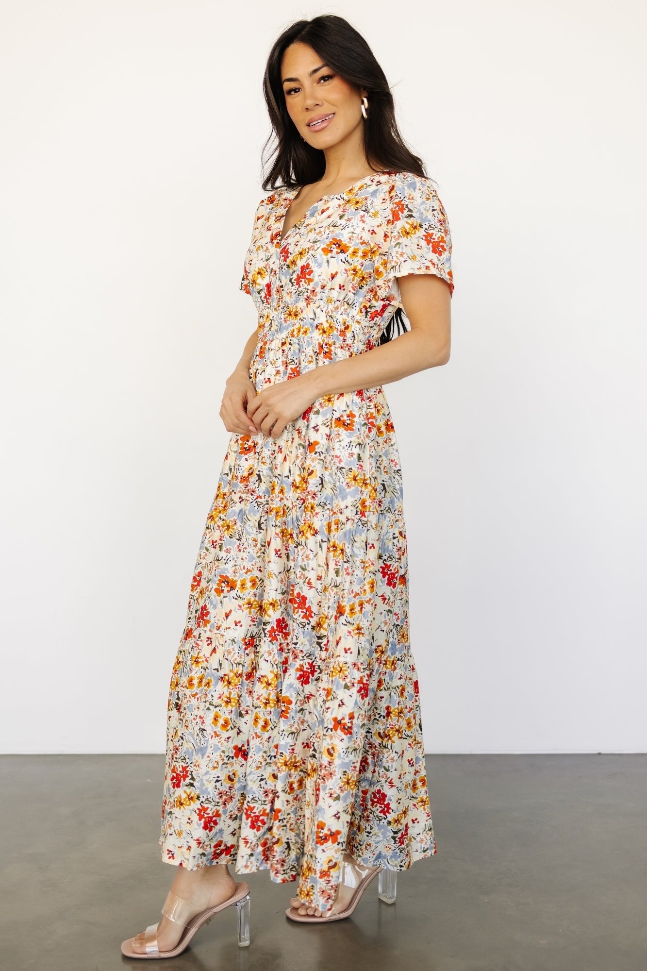 Claudia Maxi Dress | Multi Floral - Baltic Born