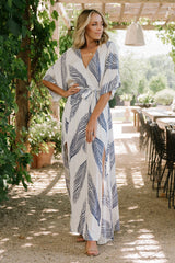 Corinth Maxi Dress | Navy Print - Baltic Born
