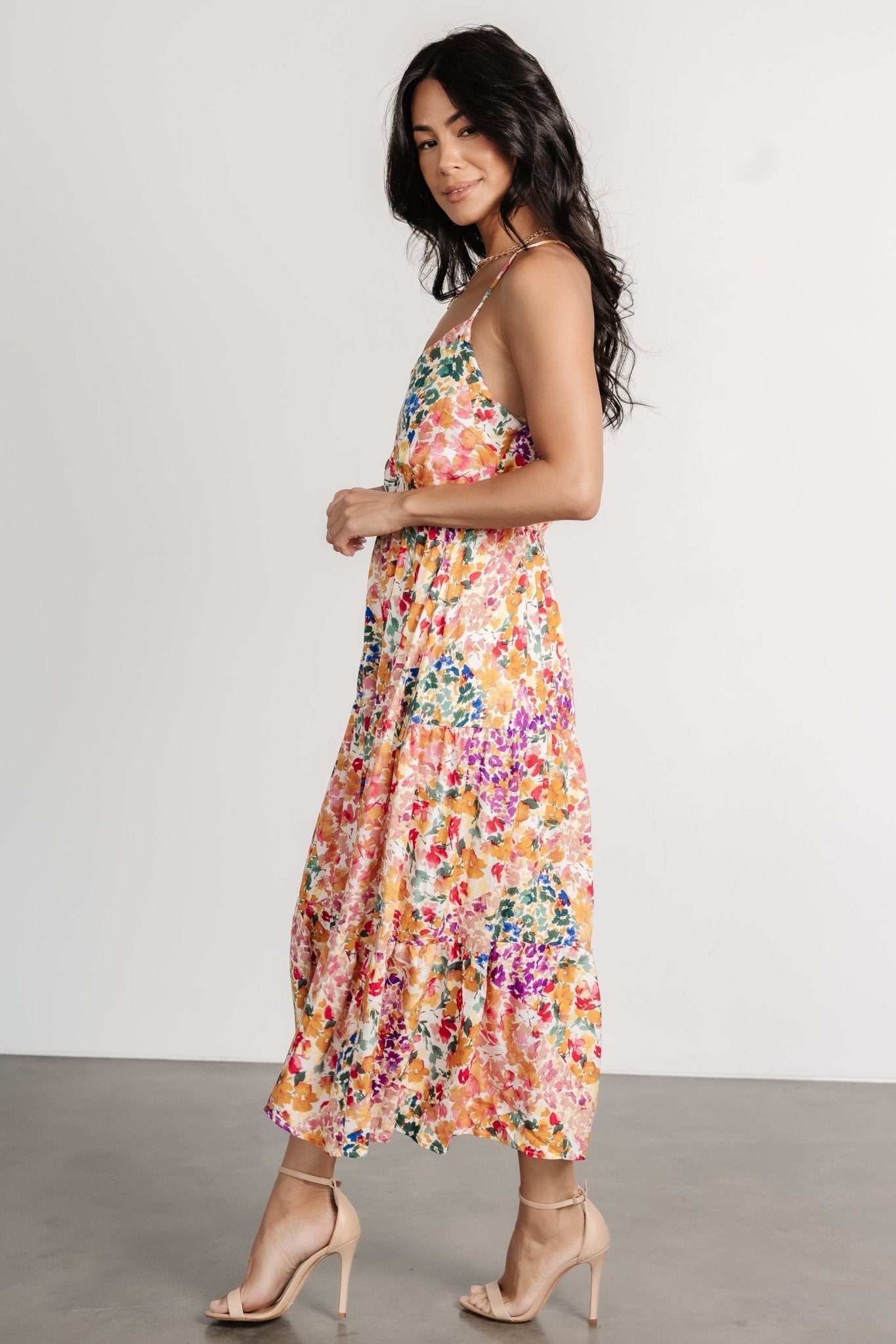 Coronado Midi Dress | Multi Floral - Baltic Born
