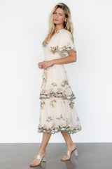 Cynthia Midi Dress | Cream Floral - Baltic Born