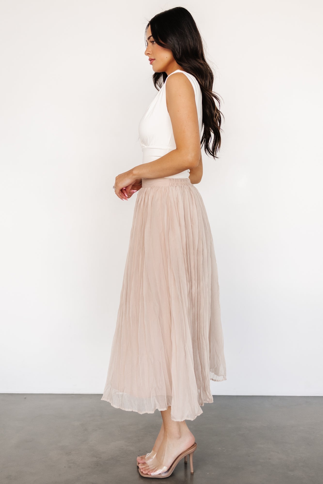 Cyra Midi Skirt | Natural - Baltic Born