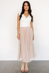Cyra Midi Skirt | Natural - Baltic Born