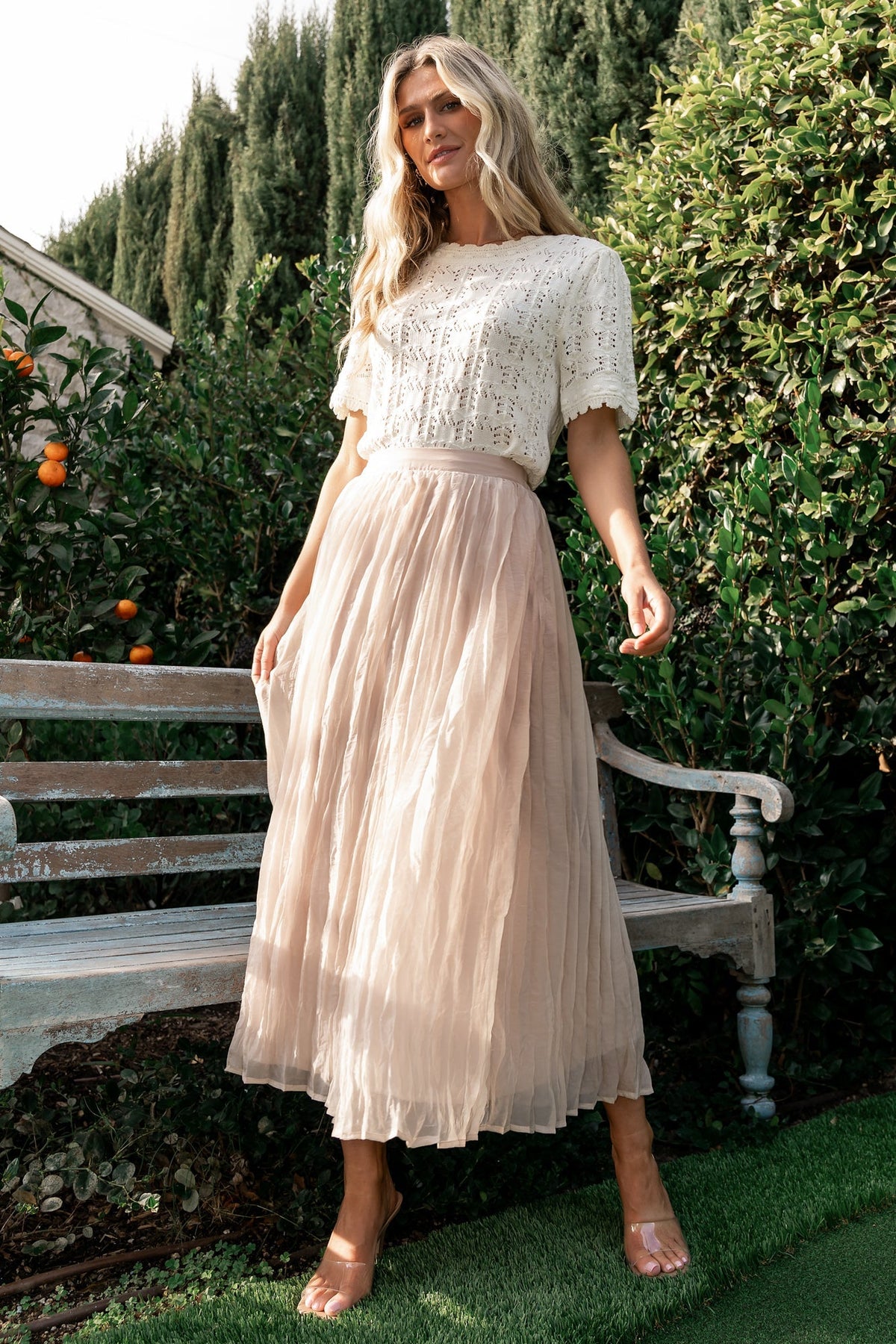 Cyra Midi Skirt | Natural - Baltic Born