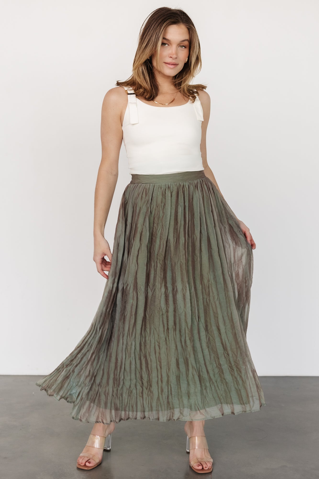 Cyra Midi Skirt | Sage - Baltic Born