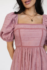 Delaney Eyelet Dress | Dusty Mauve - Baltic Born