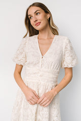 Edwina Lace Dress | Vintage Cream - Baltic Born