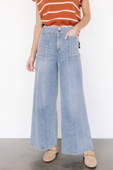 Emmi Mid Rise Wide Leg Jeans | Medium Wash - Baltic Born