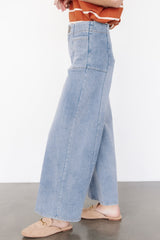 Emmi Mid Rise Wide Leg Jeans | Medium Wash - Baltic Born