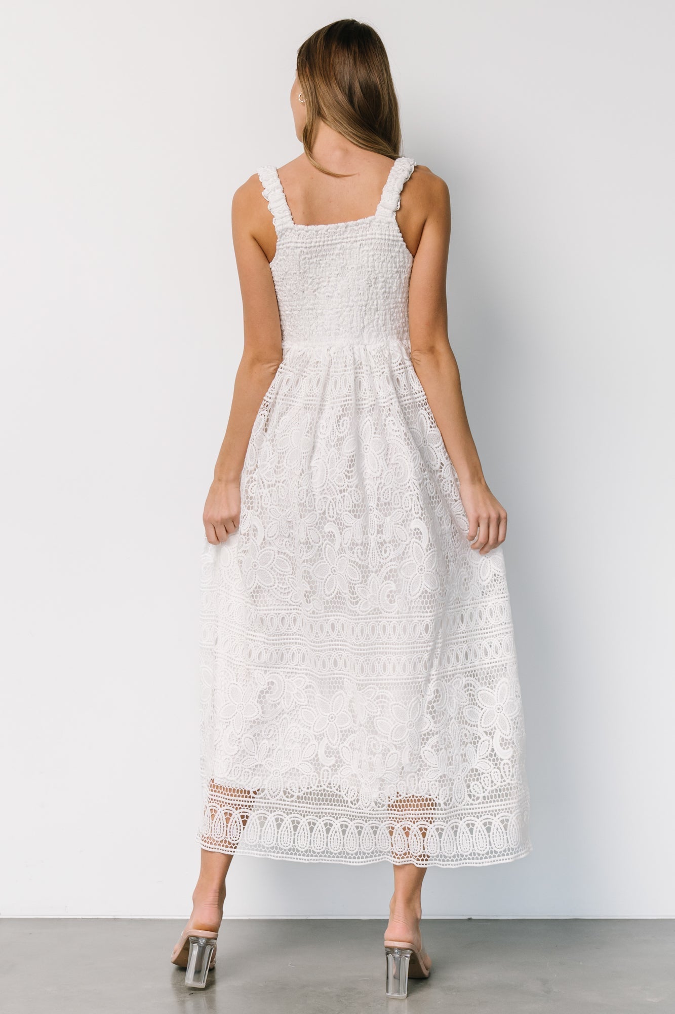 Evangeline Lace Dress | Off White - Baltic Born