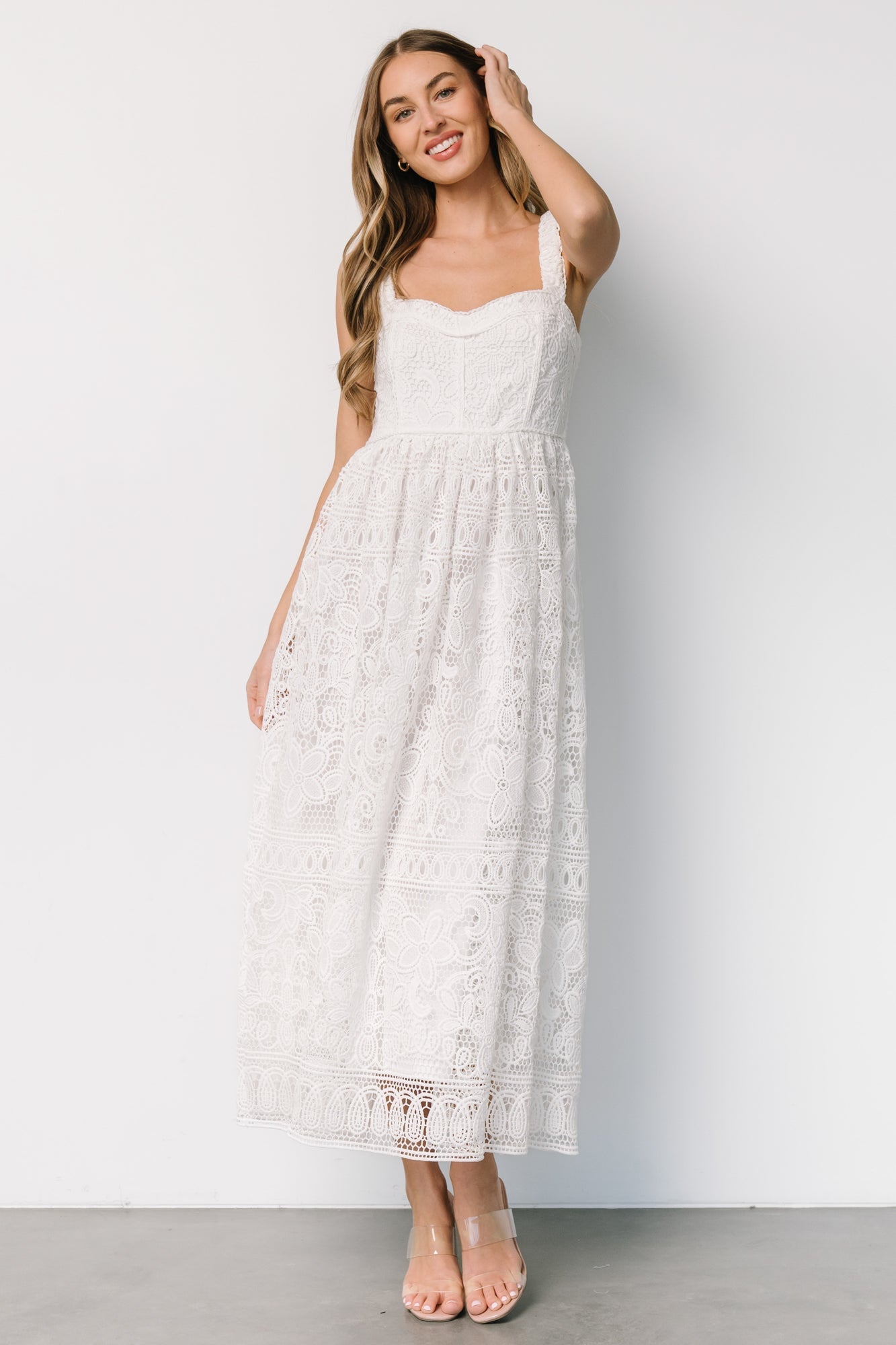 Evangeline Lace Dress | Off White - Baltic Born
