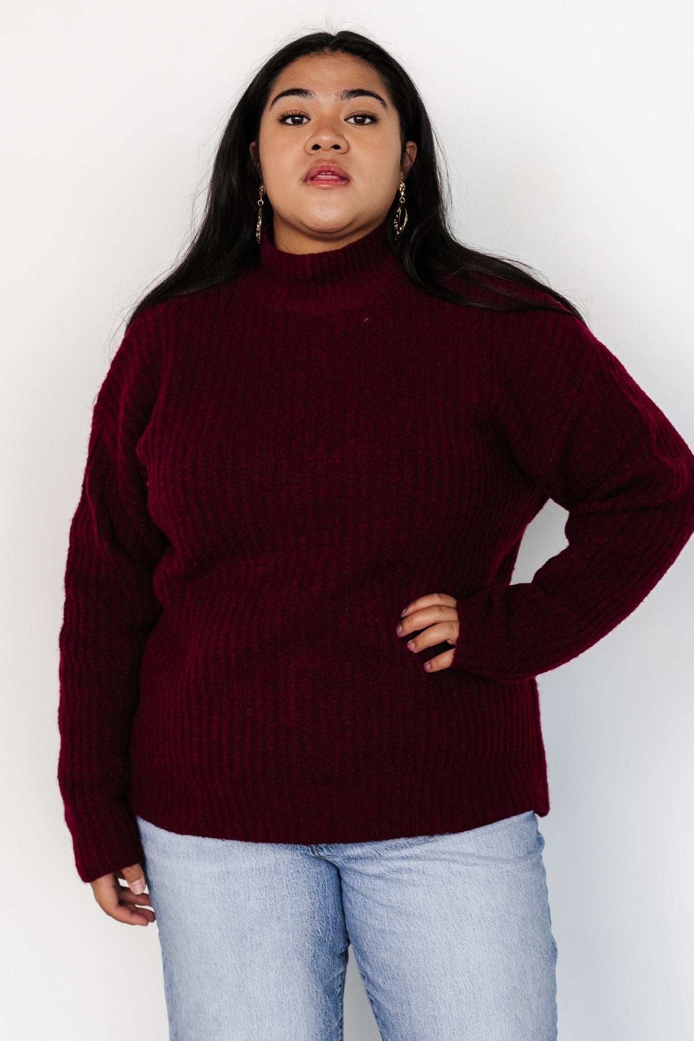 Fallon Sweater | Mulberry - Baltic Born