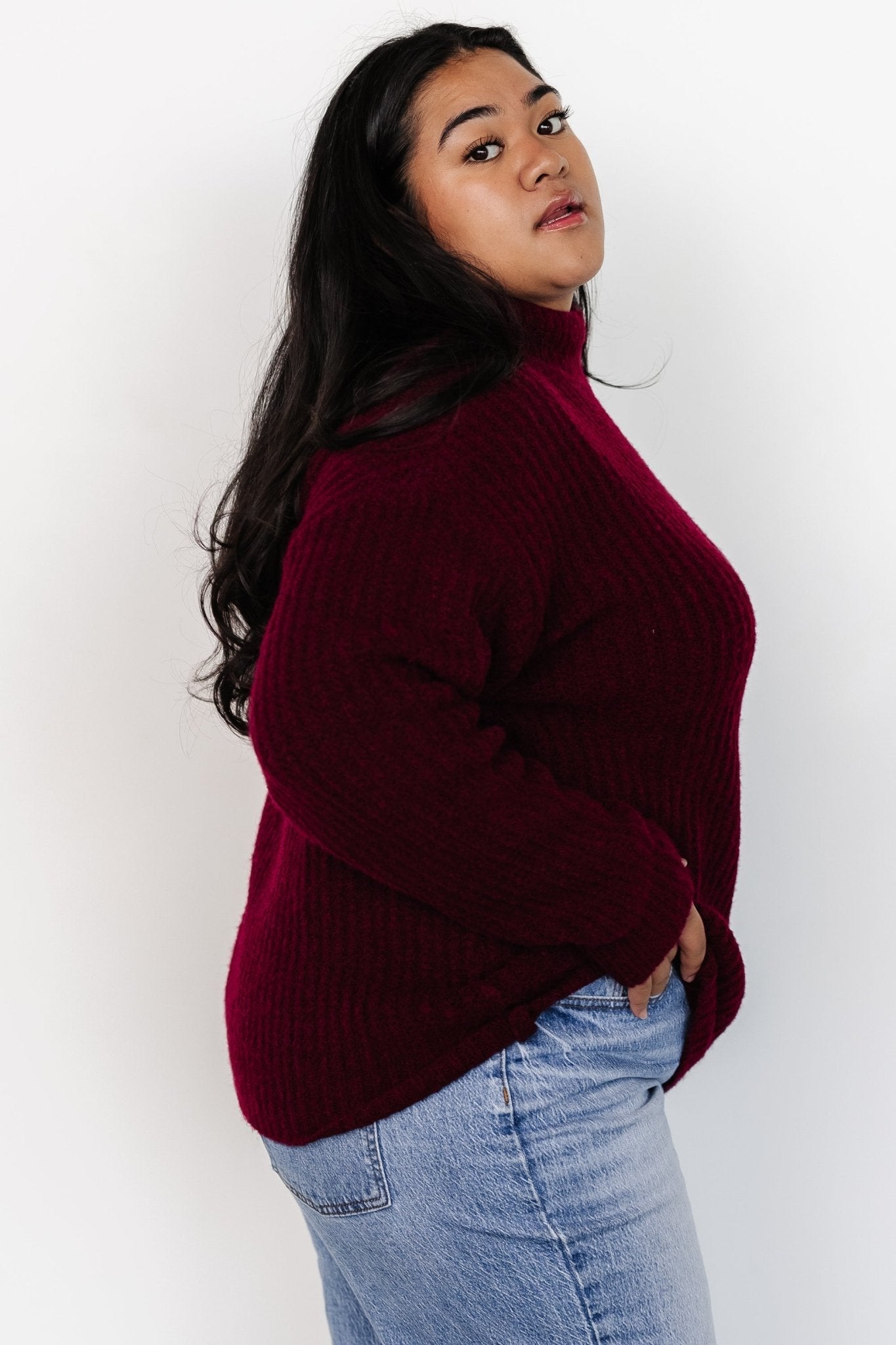 Fallon Sweater | Mulberry - Baltic Born