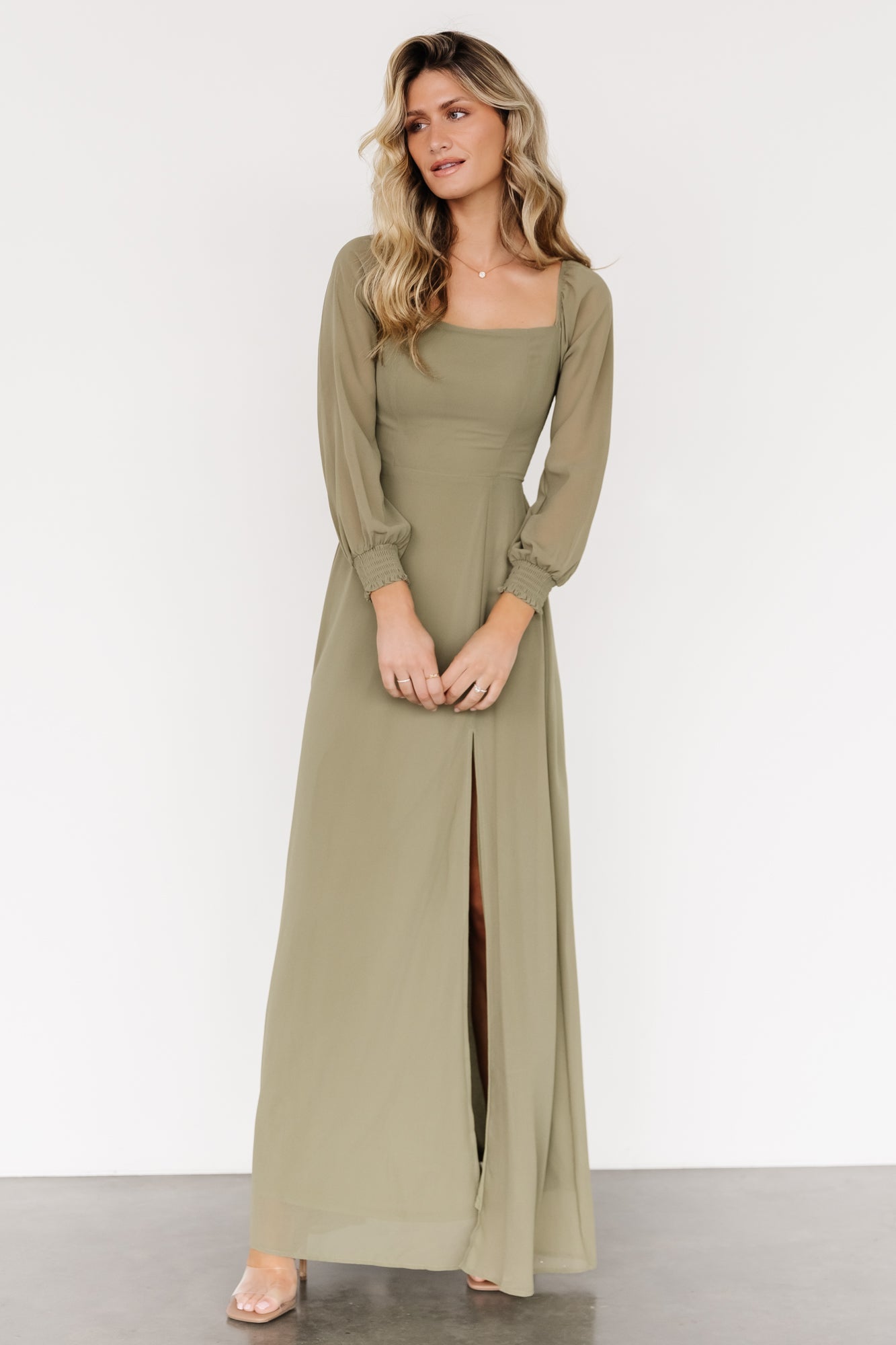 Giselle Maxi Dress | Dusty Olive - Baltic Born