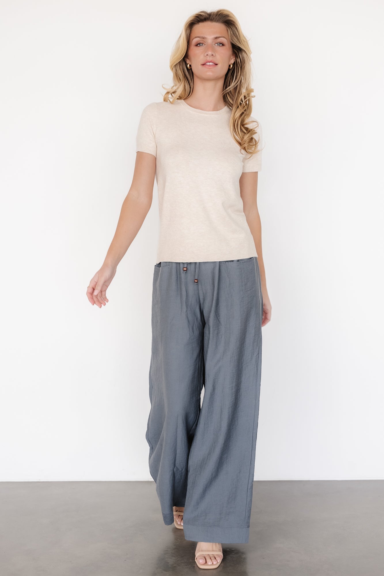 Hannah Knit Top | Oatmeal - Baltic Born