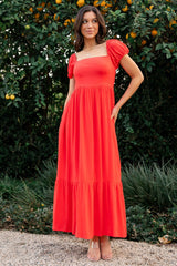 Ilona Maxi Dress | Cherry Red - Baltic Born