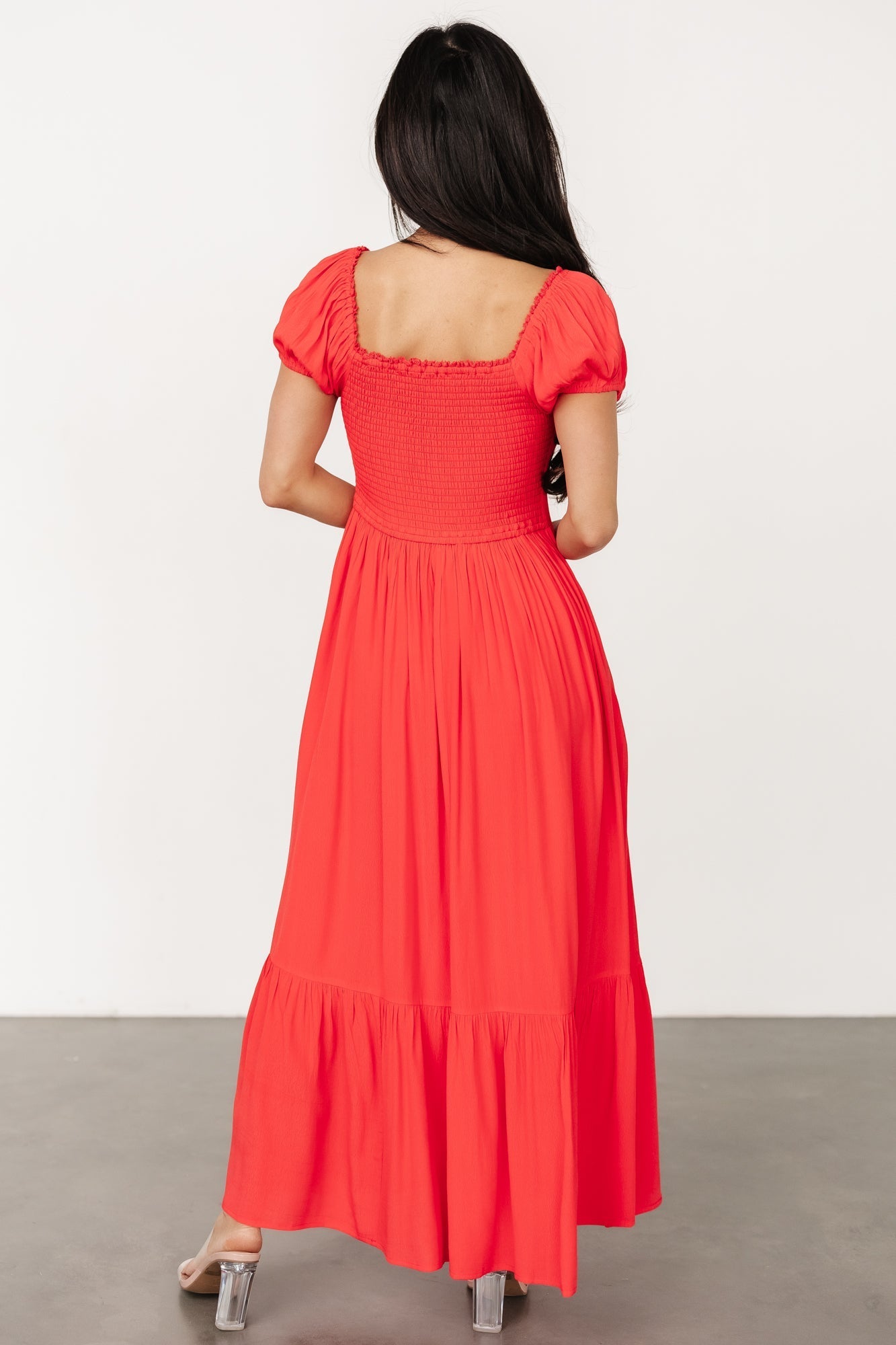 Ilona Maxi Dress | Cherry Red - Baltic Born