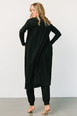 Janae Jumpsuit + Cardigan Set | Black - Baltic Born