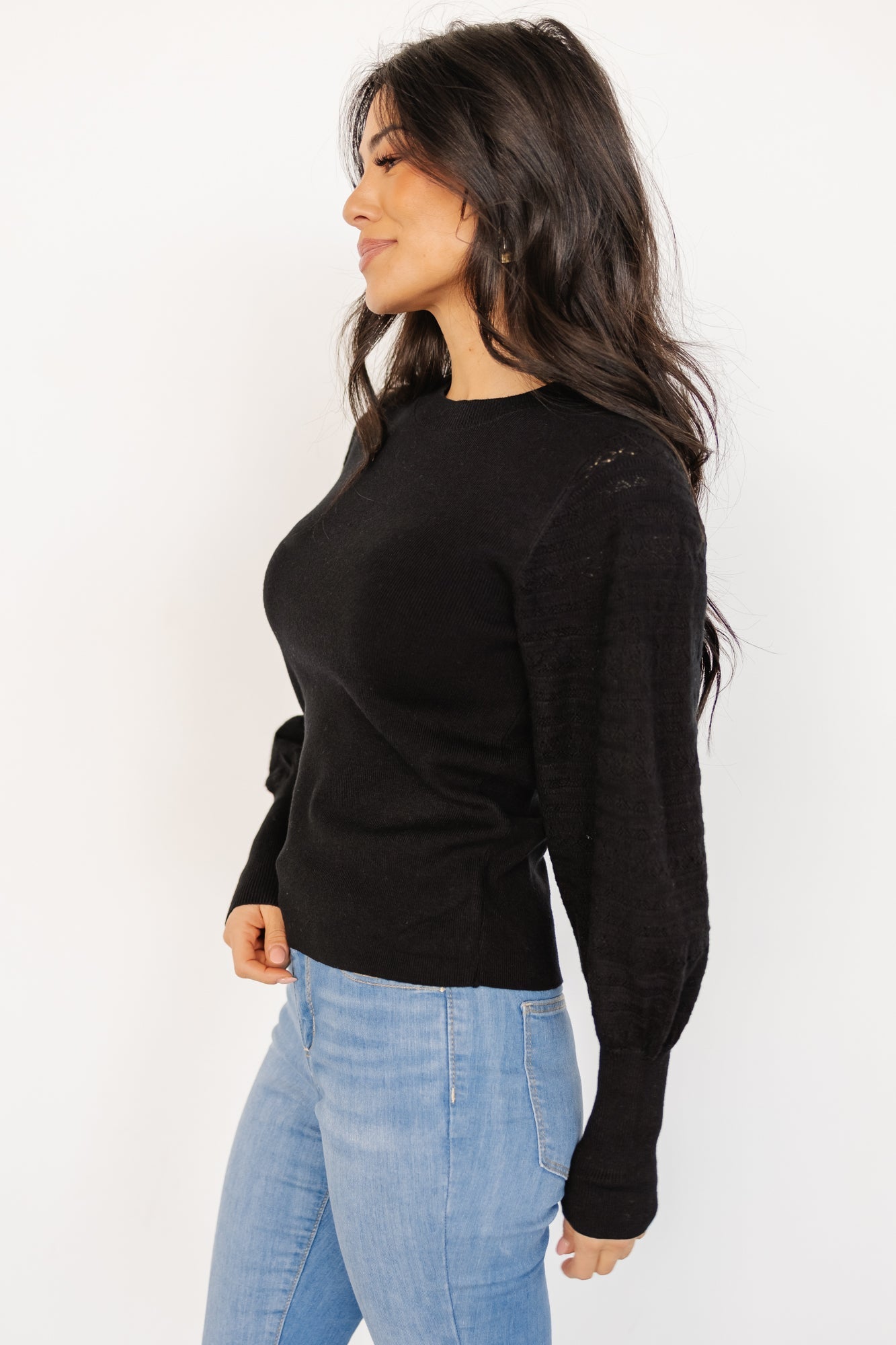 Jens Sweater Top | Black - Baltic Born