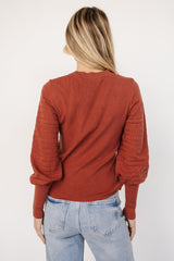 Jens Sweater Top | Brick - Baltic Born